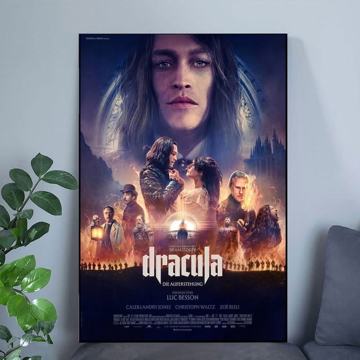 Dracula Movie Poster Luc Besson Film 2025 Berlin Release Size 24''x36''