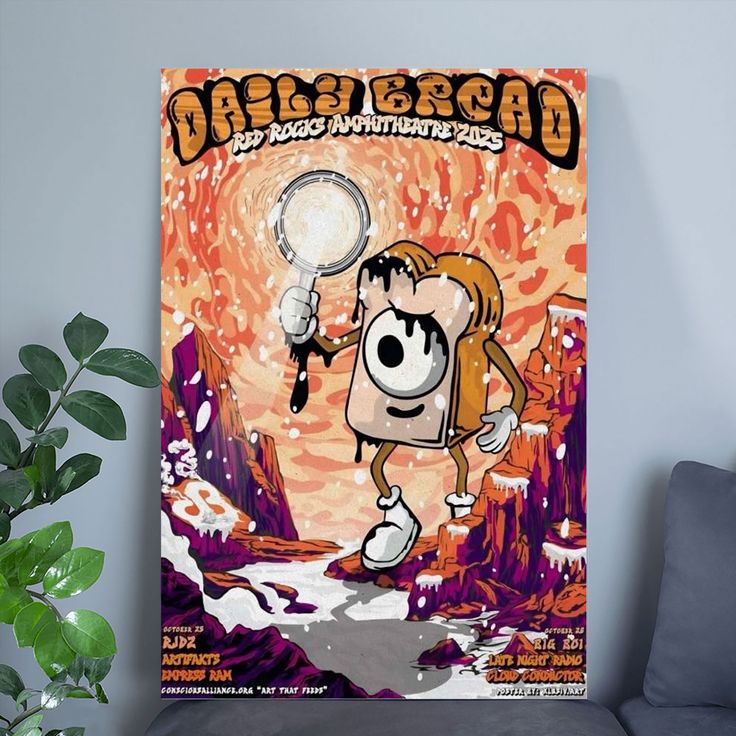 Daily Bread Red Rocks Shows 10/25-10/26/2025 Poster Size 24''x36''