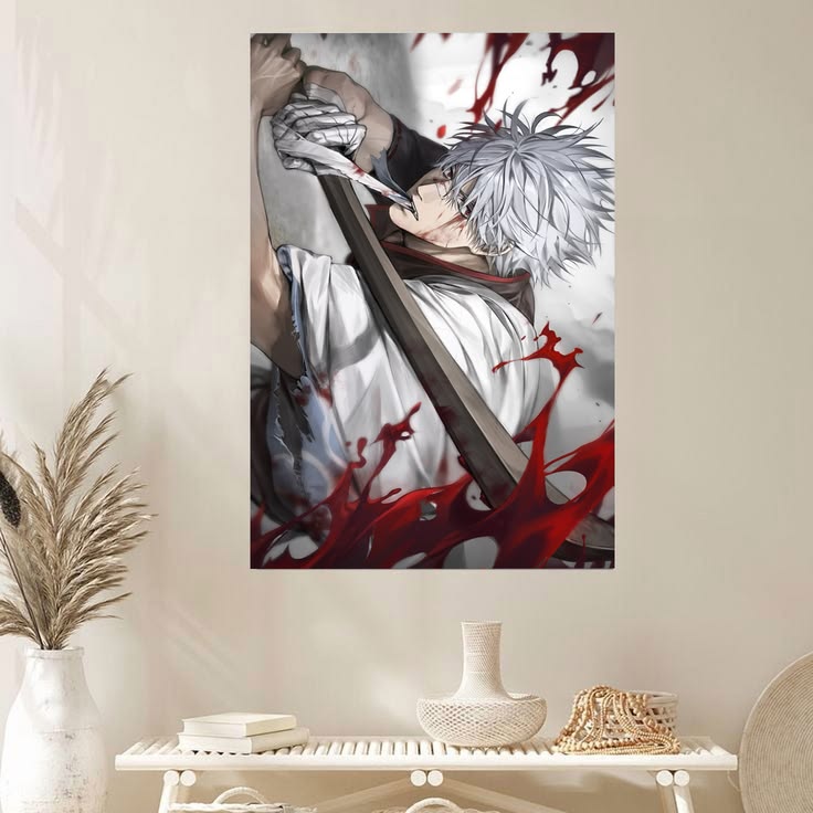 Gintama Poster Sakata Gintoki Poster Size 24''x36''