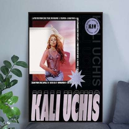 Kali Uchis Music Poster Tour Size 24''x36''