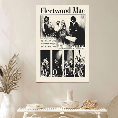 RUMOURS Album Cover Wall Art Posters No Framed Size 24''x36''