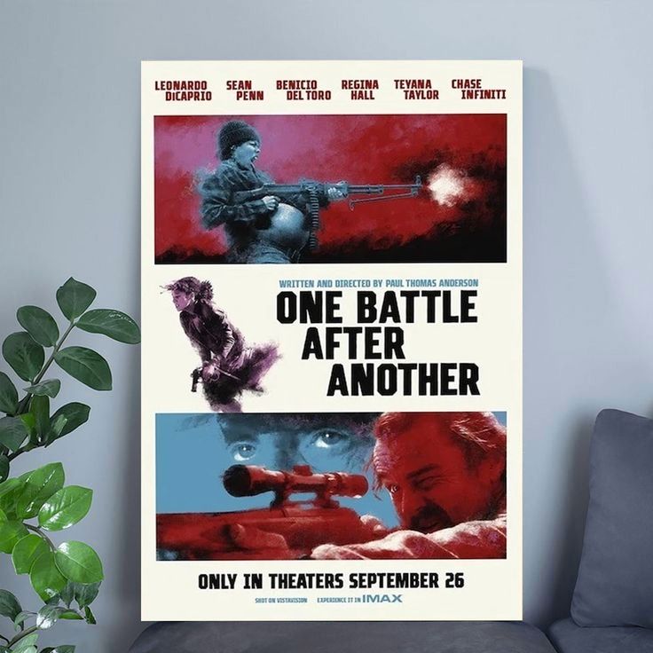 One Battle After Another Movie Poster Size 24''x36''