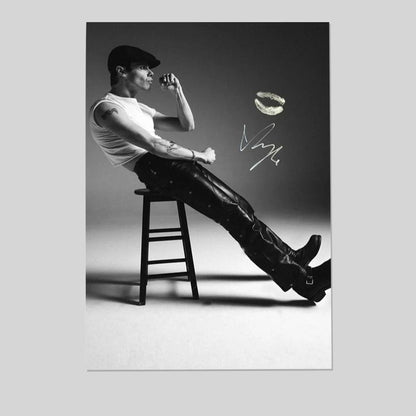 Yungblud “Shattered State” Splatter Deluxe Vinyl + Kissed Leaning B&W Poster Size 24''x36''