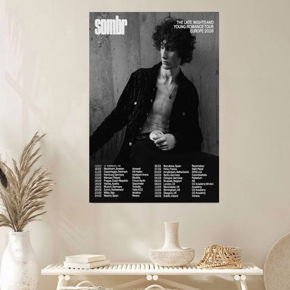 The Late Night And Young Romantic Tour Europe 2026 Size 24''x36''