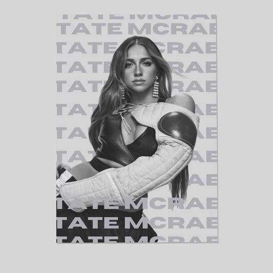 Tate McRae Poster Pop Music Wall Art Album Size 24''x36''