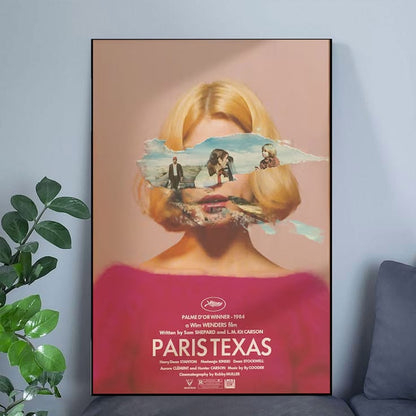 Lucky Shop Movie Poster Paris Texas Alternative Movie Wall Art Poster Full Size 24''x36''