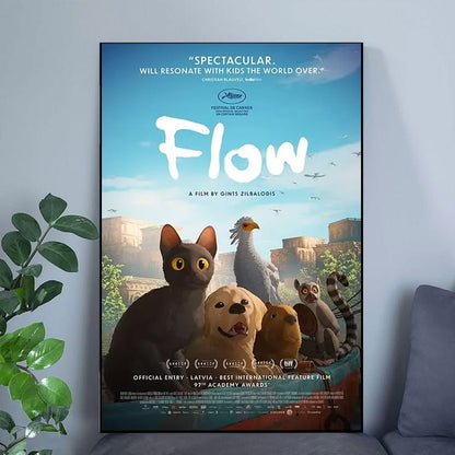 Flow Movie Wall Art Poster Full Size 24''x36''