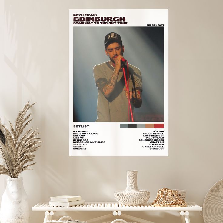 Zayn Malik - Edinburgh (Night 1) Size 24''x36''