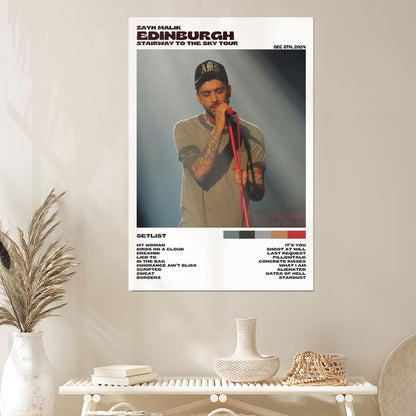 Zayn Malik - Edinburgh (Night 1) Size 24''x36''