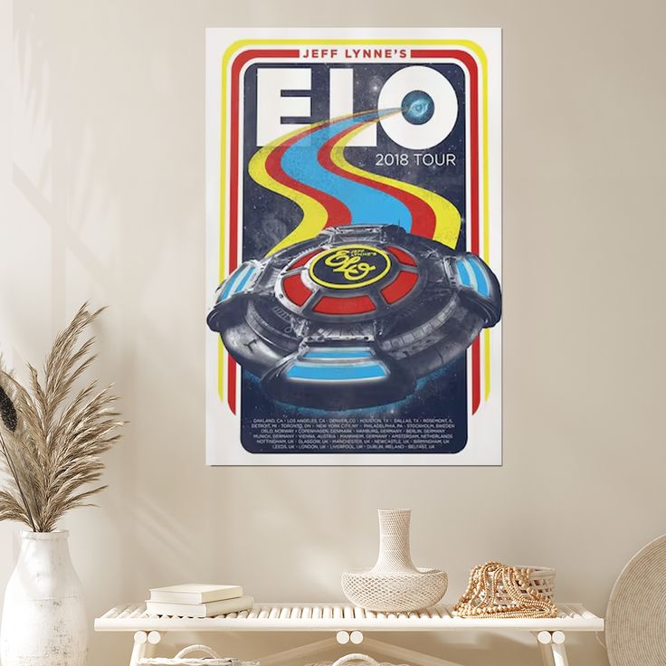 Electric Light Orchestra Concert Tour 2018 Poster Size 24''x36''
