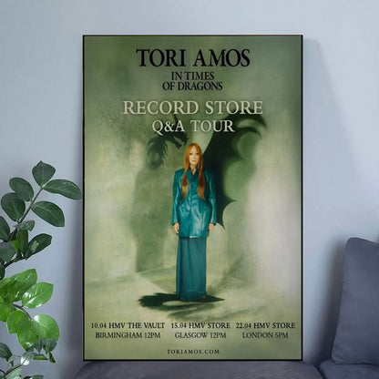 Tori Amos In Times of Dragons US Tour 2026 Poster Size 24''x36''