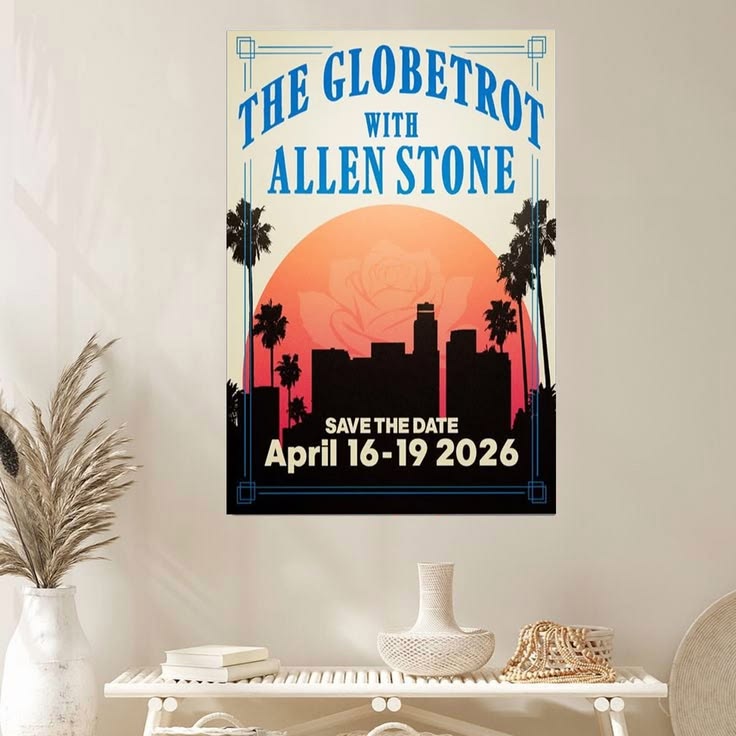 NEW The Globetrot & Allen Stone April 16-19 2026 Poster Home Decor, Wall Art Size 24''x36''
