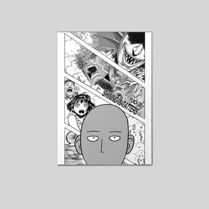 Saitama Anime Poster Home Decor Poster Size 24''x36''