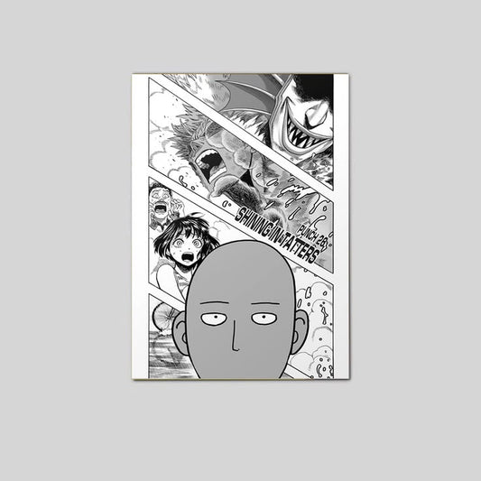 Saitama Anime Poster Home Decor Poster Size 24''x36''