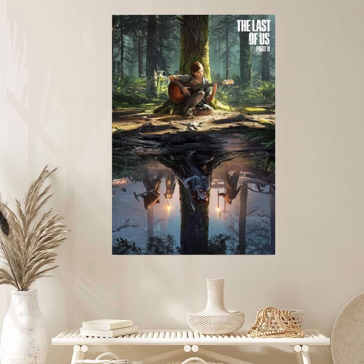 The Last of Us Part II Poster - Forest Reflection Scene Poster Size 24''x36''