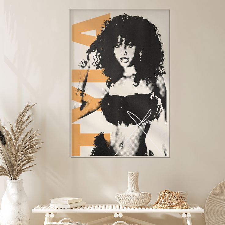 Music Poster - Tyla Singer Poster - Vintage Style - Size 24x36