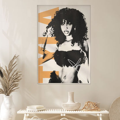 Music Poster - Tyla Singer Poster - Vintage Style - Size 24x36