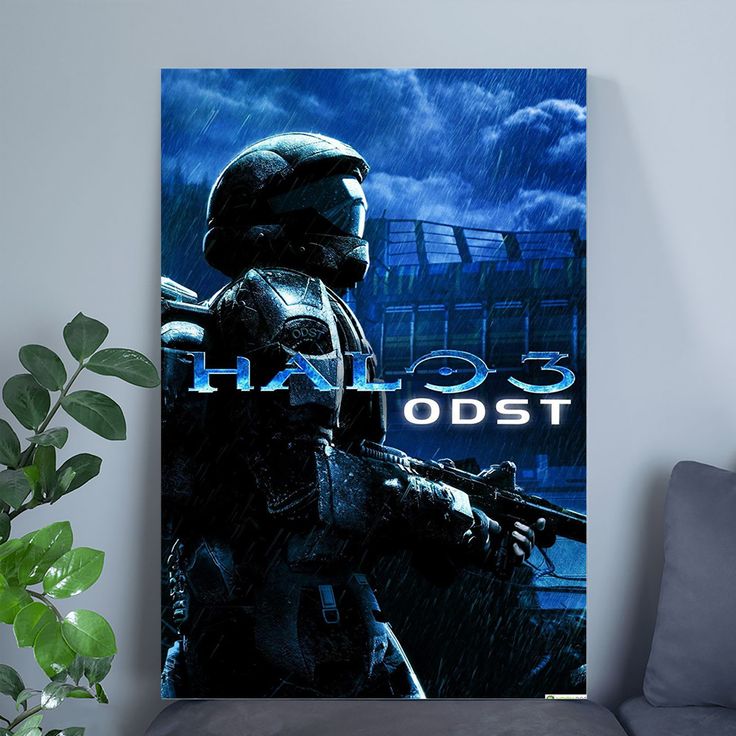 ODST - Key Art Wall Poster Black Framed Version Size 24''x36''