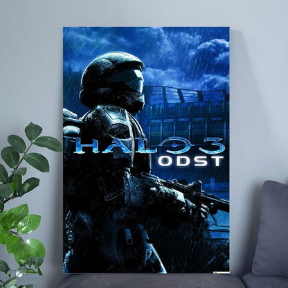 ODST - Key Art Wall Poster Black Framed Version Size 24''x36''