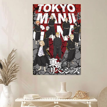Tokyo Revengers – Tokyo Manji Gang Wall Poster Size 24''x36''