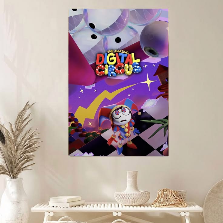 The Amazing Digital Circus 2 Poster, Anime Wall Art Decor, Unframed Anime Wall Decor