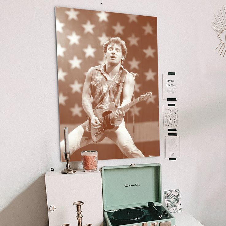 Bruce Springsteen Poster Sepia Born in the USA Size 24''x36''