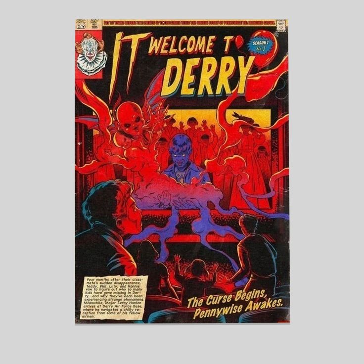 Movie Poster- IT Welcome To Derry 2025 Poster Size 24''x36''