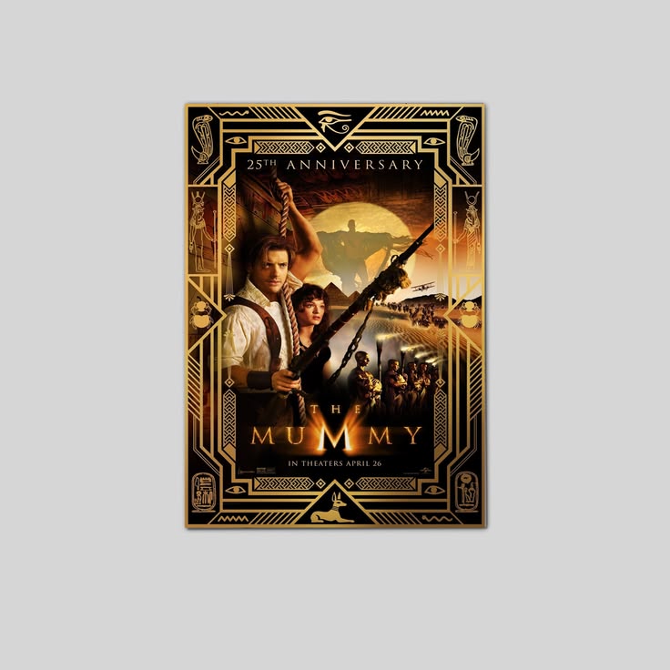 1999 The Mummy 25th Anniversary Movie Poster Poster Size 24''x36''