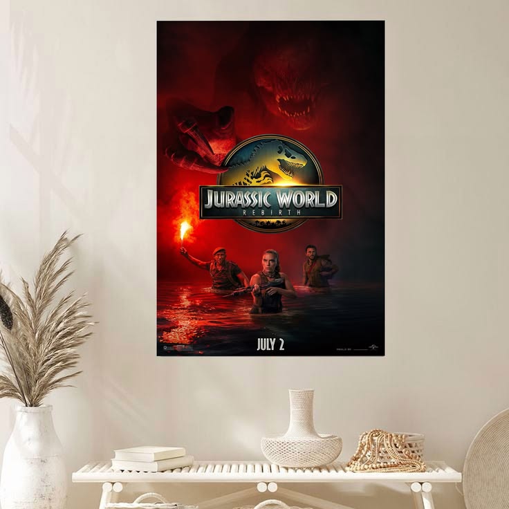 Jurassic World Rebirth Movie Poster Size 24''x36''