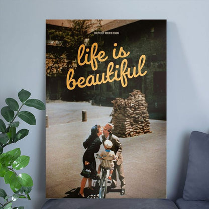 Movie Poster- Vintage Life is Beautiful Poster Size 24''x36''
