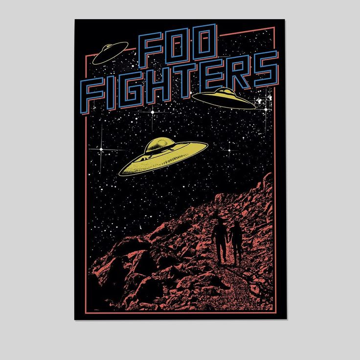 Foo Fighters 2025 Tour Poster High Quality Print Size 24''x36''