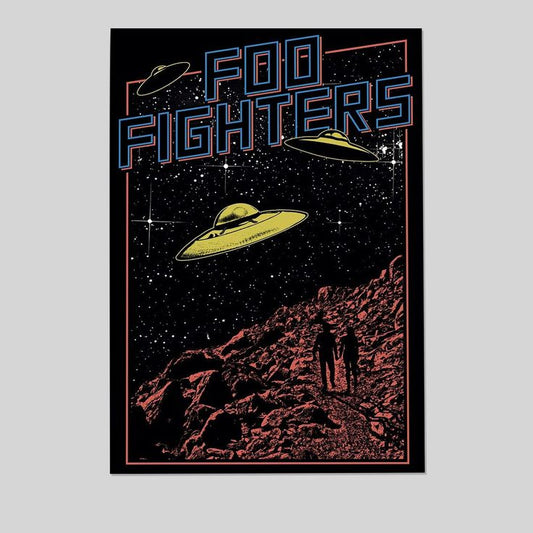 Foo Fighters 2025 Tour Poster High Quality Print Size 24''x36''