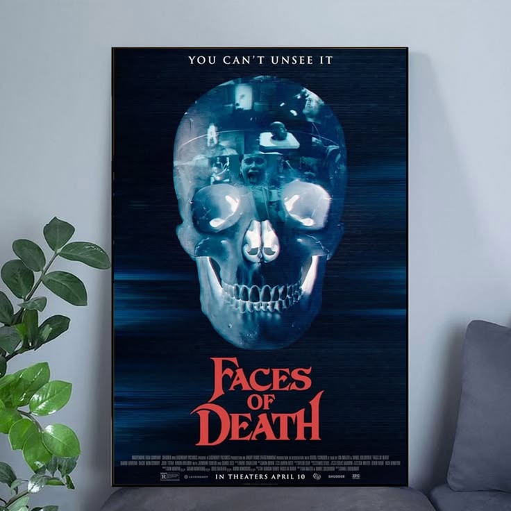 Faces of Death 2026 New Movie Poster Size 24''x36''