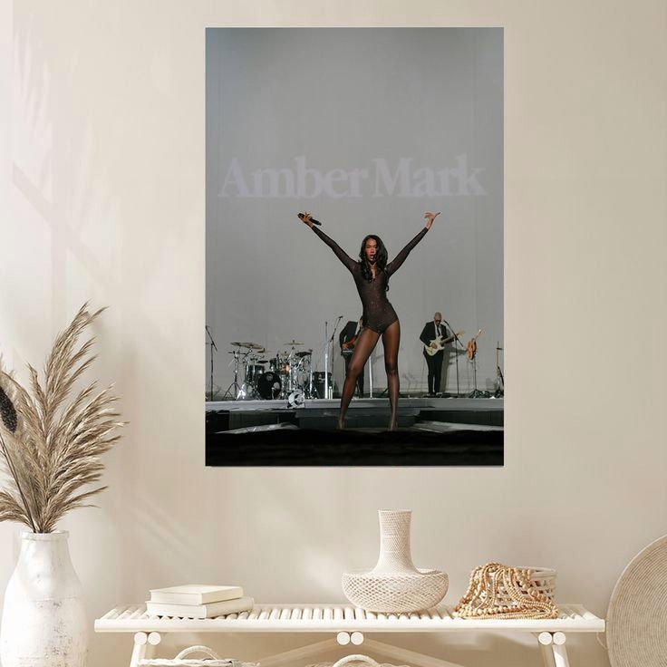 Music Poster Amber Mark Pretty Idea album Size 24''x36''