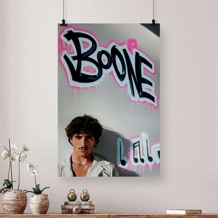 Music Poster Benson Boone Poster Retro Style - Size 24''x36''
