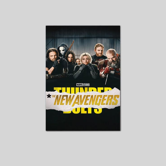 Thunderbolts Movie Poster Florence Pugh Marvel Sebastian Stan dSize 24''x36''