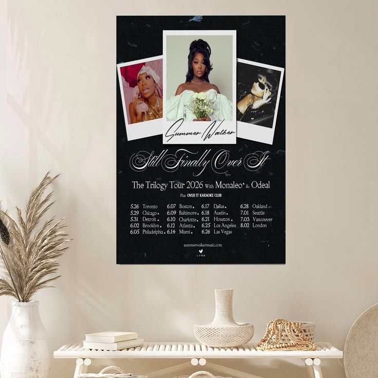 Music Poster Miss. Pizza Hut Still Finally Over It Tour Size 24''x36''