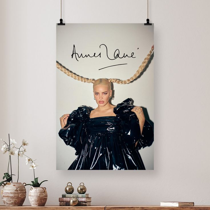 Music Poster - Anne Marie Poster - Vintage Style - Size 24x36