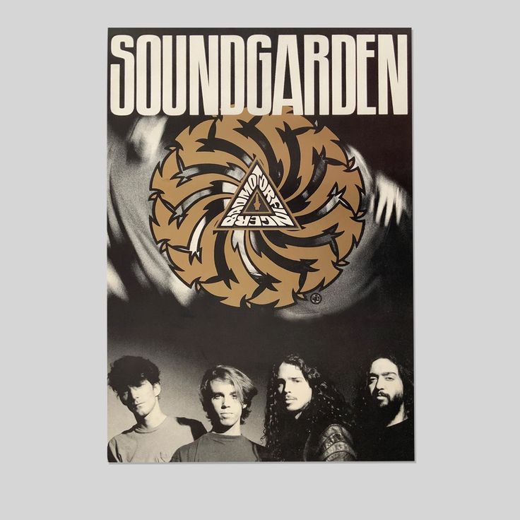 Music Poster- Soundgarden Band Poster- Vintage Style - Size 24x36