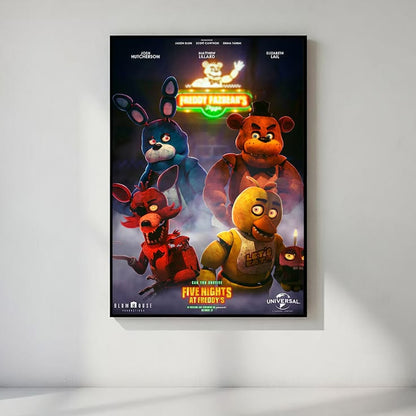 Five Nights at Freddy's 2 Movie Poster Wall Aesthetic Decor Poster Size 24''x36''
