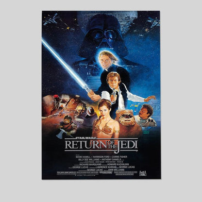 Star Wars: Return Of The Jedi - One Sheet 3 Wall Poster Retro Style - Size 24''x36''