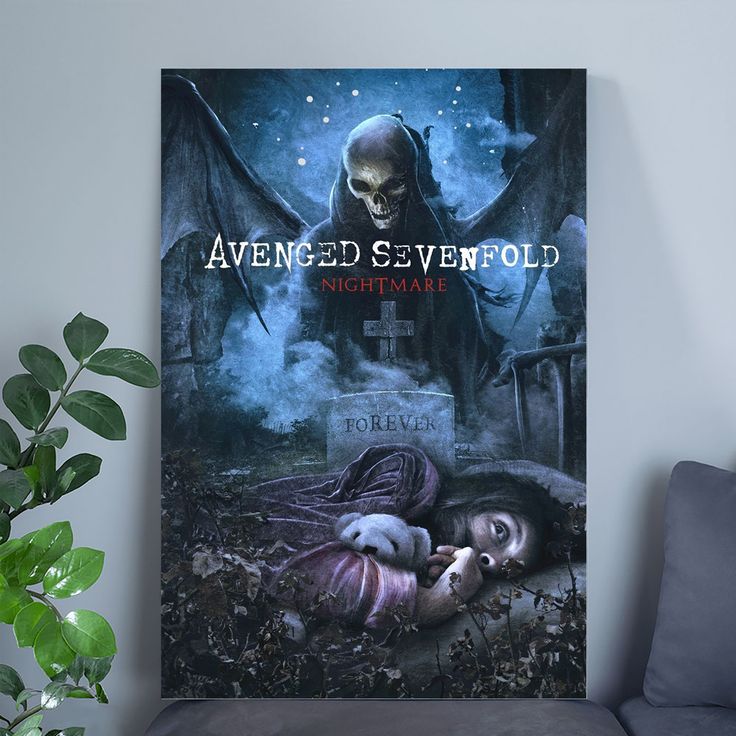 Avenged Tapestry Sevenfold Banner Art Music Nightmares Album Poster Size 24''x36''