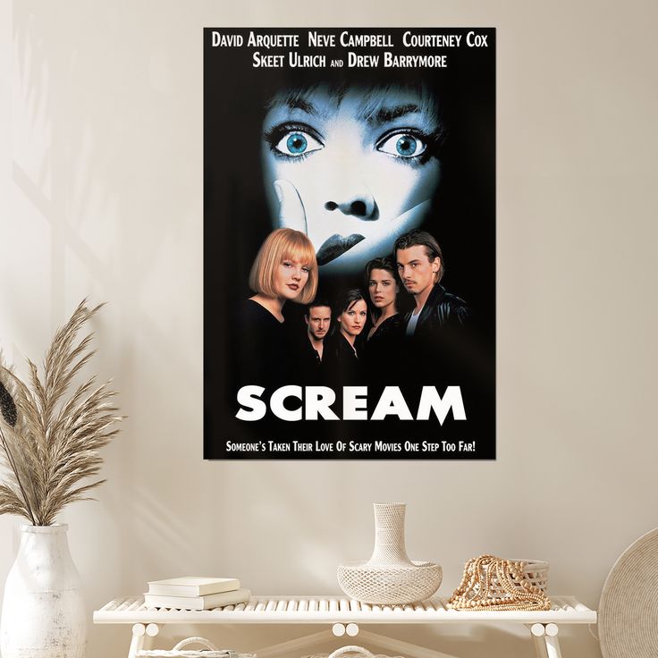 SCREAM Movie Poster Horror Wes Craven Size 24''x36''