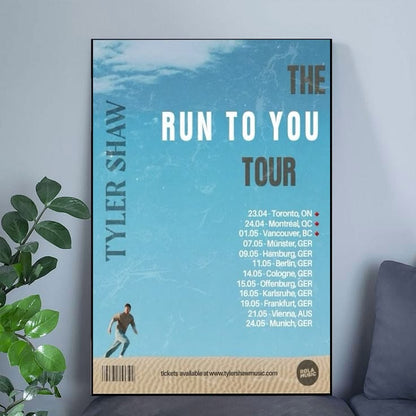 Tyler Shaw The Run To You Tour Size 24''x36''