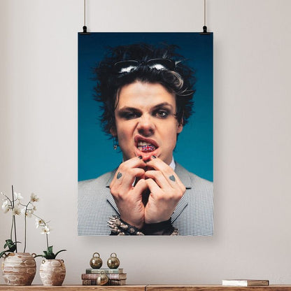 Music Poster- Yung..blud  BLUDFEST Poster - Vintage Style - Size 24x36