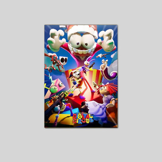 The Amazing Digital Circus 1 Poster, Anime Wall Art Decor, Unframed Anime Wall Decor