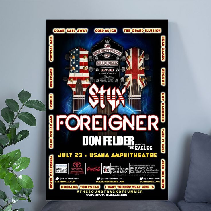 STYX Concert Poster Size 24''x36''