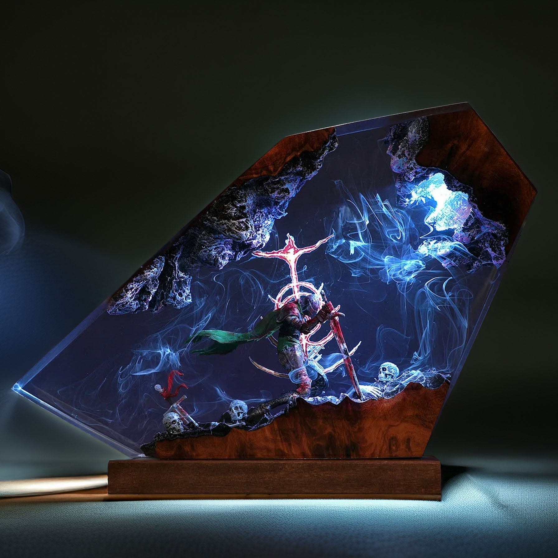 Black Beast Death Blade Resin Lamp