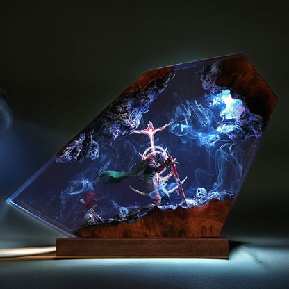 Black Beast Death Blade Resin Lamp