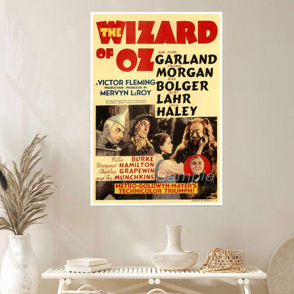 VINTAGE 1939 THE WIZARD OF Oz Poster Size 24''x36''